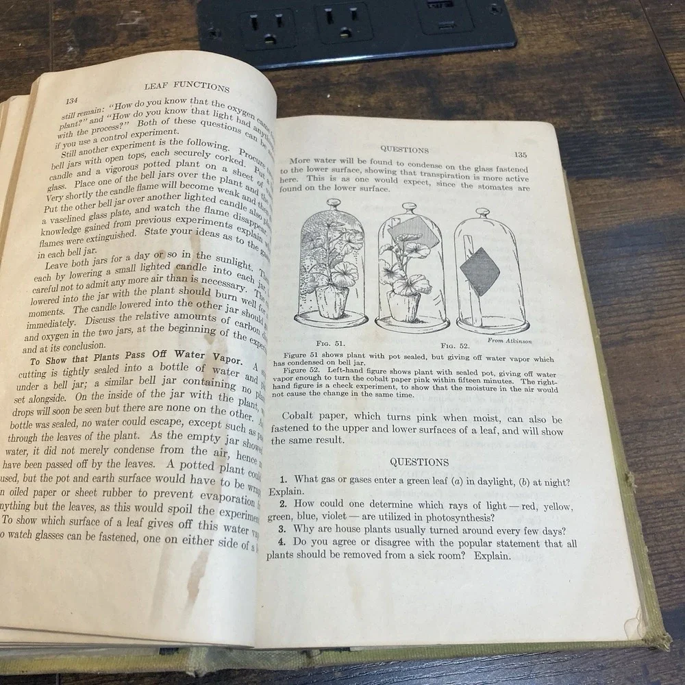 Biology for Beginners‎ 1941 Moon Textbook Mt Lebanon School Rare Vtg HC Science